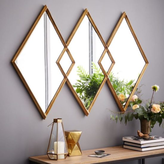 Oglinzi cu forme geometrice