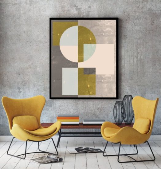 Tablou cu forme geometrice