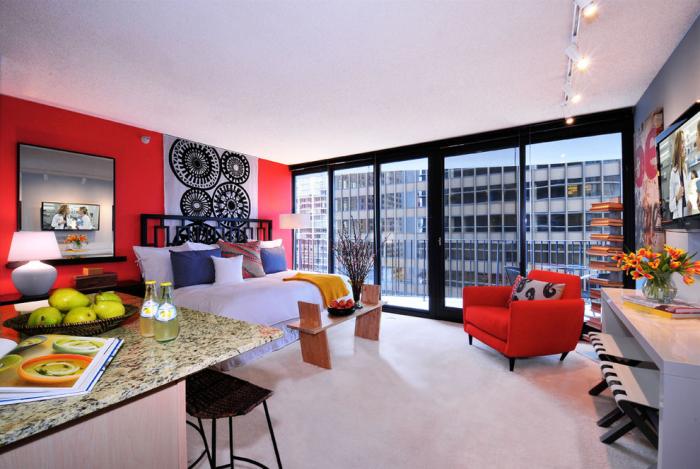 Decor modern apartament open space