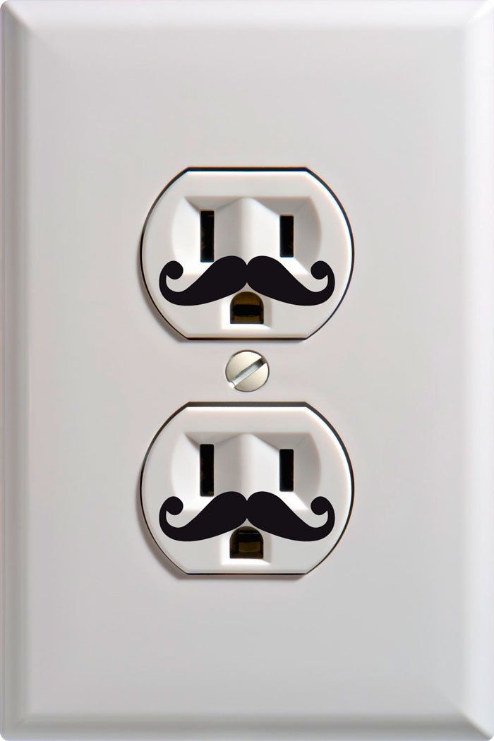 sticker decorativ pentru priza