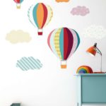 Stickere baloane cu aer colorate