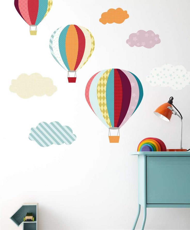 Stickere baloane cu aer colorate
