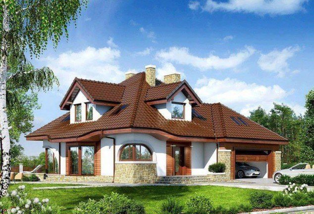 Model de casa cu forma de patrat