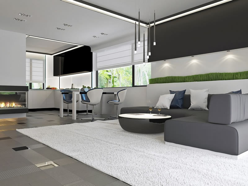 Living si dining casa parter cu 3 dormitoare