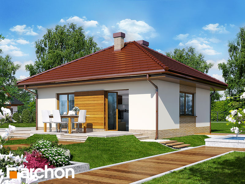 Proiect casa cu 1 dormitor