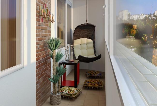 Balcon mic zona de relaxare