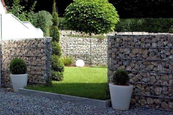 Gard din gabion piatra