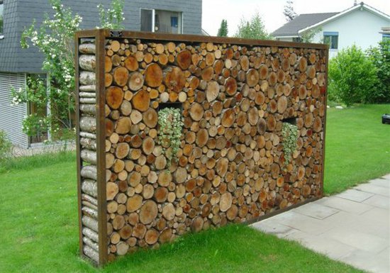 Design exterior lemne de foc