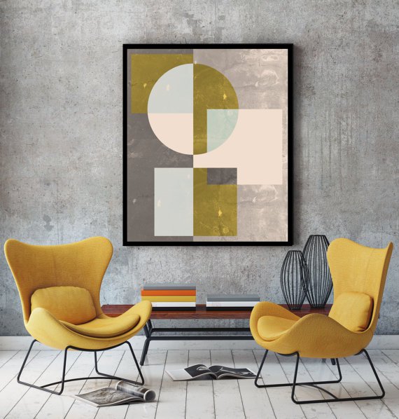 Tablou cu forme geometrice