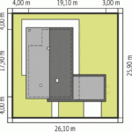 Dimensiuni teren casa parter cu 3 dormitoare