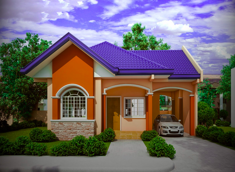 Casa colorata fara etaj