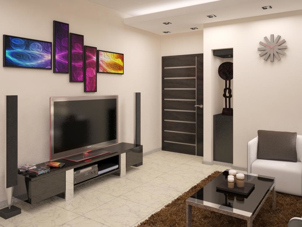Living cu tavan fals