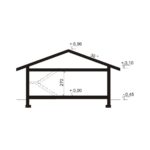 Plan vertical casa eleganta cu garaj