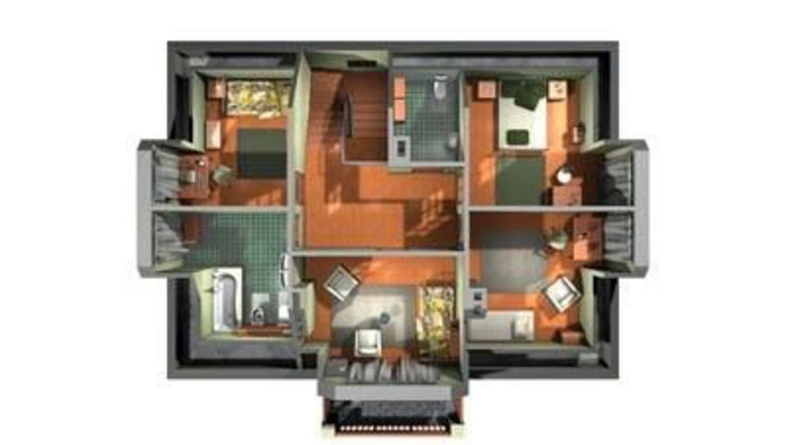 Compartimentare etaj casa