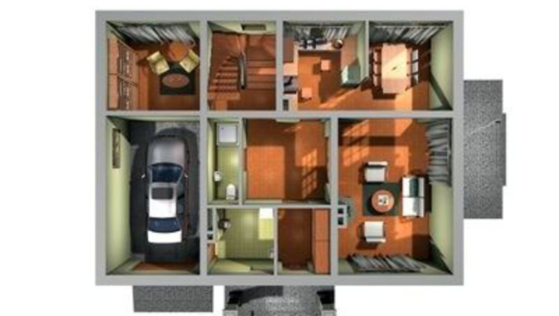 Compartimentare parter casa