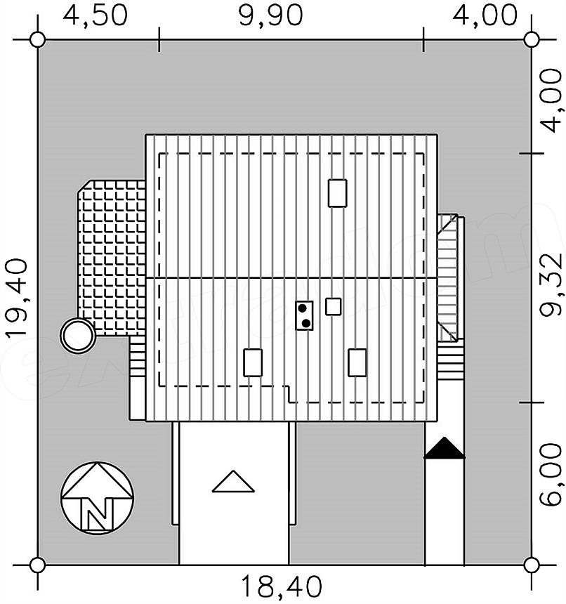 Dimensiuni teren casa cu 3 niveluri