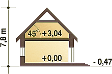 Plan vertical casa mica