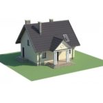 Imagine 3D casa frumoasa P+M